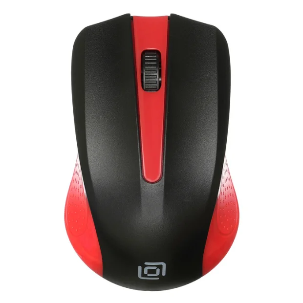 Мышь Oklick 485MW (черный/красный)